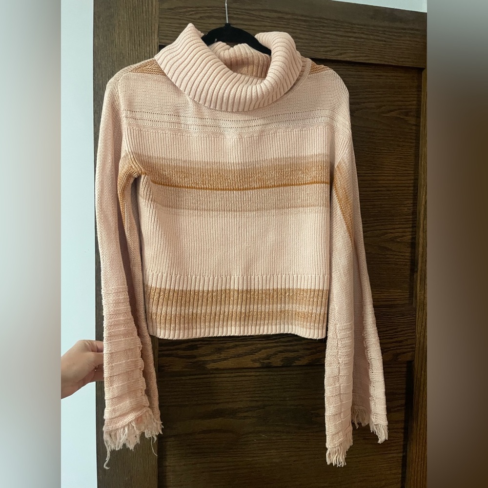 Free People Cropped Turtleneck